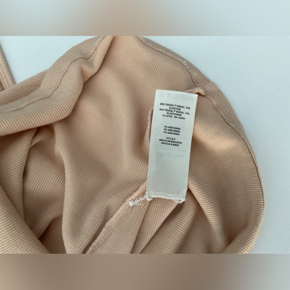 Wilfred Free GO-TO Tank Dress flax beige Size S NWT - Picture 7 of 9